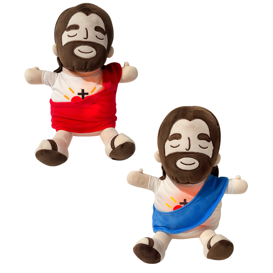 GloryHug™ Peluche de la Virgen María con respiración y efecto calmante